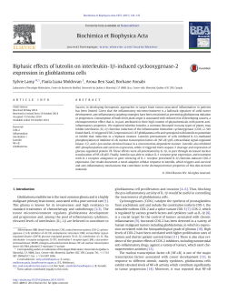 Biphasic effects of luteolin on interleukin-1b