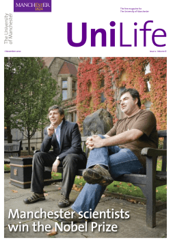 Manchester scientists win the Nobel Prize