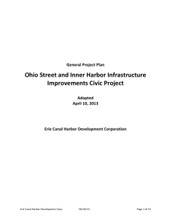 Ohio Street and Inner Harbor Infrastructure Improvements Civic Project