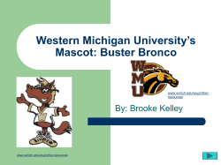 Buster Bronco - Western Michigan University