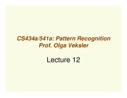 Lecture 12