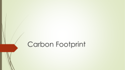 Carbon Footprint