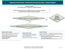 Cognitive Assessment and Treatment