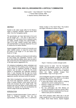 high iron, high co2 groundwater