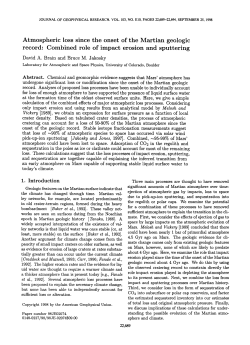 Atmospheric loss since the onset of the Martian geologic record
