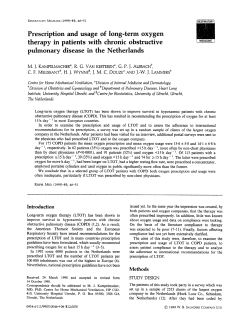 Prescription and usage of long-term oxygen therapy in patients with
