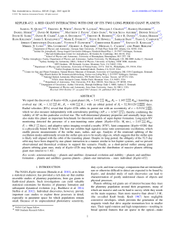 kepler-432: a red giant interacting with one of its two