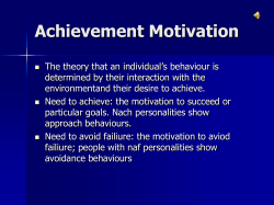 Achievement Motivation