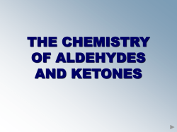 aldehydes ketones (2013)