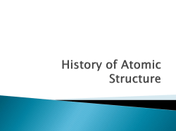 History of Atomic Structure