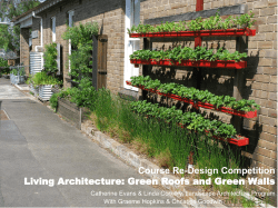 Course Re-Design Competition Living Architecture