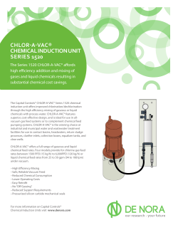 chlor-a-vac&reg; chemical induction unit series 1520