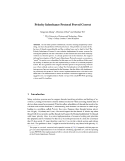 Priority Inheritance Protocol Proved Correct