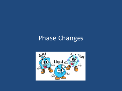 Phase Changes - Township Site MSDPT