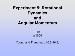 Angular Momentum of a Point Particle
