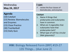Enzymes - Duplin County Schools