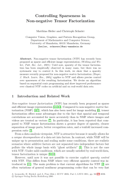 Controlling Sparseness in Non-negative Tensor Factorization