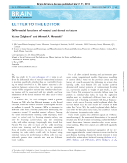 letter to the editor