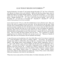 leaf pickup begins november 10th