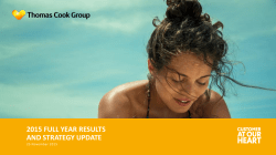 2015 full year results and strategy update