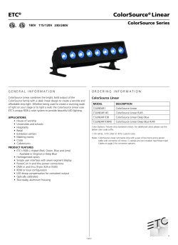 ETC® ColorSource® Linear