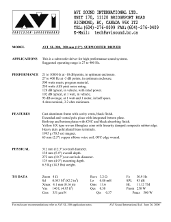 MODEL AVI SL-300, 300 mm (12