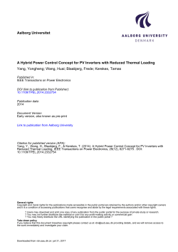 A Hybrid Power Control Concept for PV Inverters with Reduced