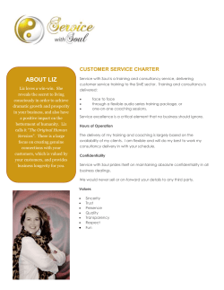 Customer Service Charter