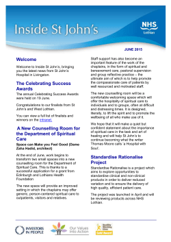 Inside St John`s - June 2015