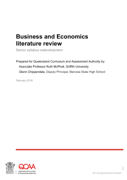 Business and Economics