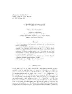 3-TRANSITIVE DIGRAPHS