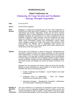 Joint Conference on Enhancing Air Cargo Security and