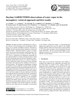 Daytime SABER/TIMED observations of water vapor in the