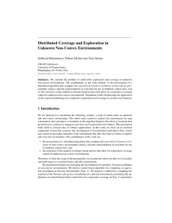 Distributed Coverage and Exploration in Unknown Non