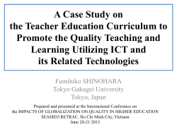 Presentation - seameo retrac