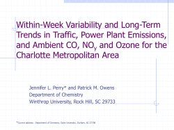Ramifications of Charlotte Regional Growth and Weekday Activities