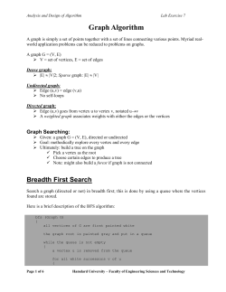 Graph Algorithm