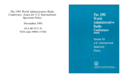The 1992 World Administrative Radio Conference