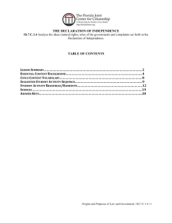 Declaration of Independence