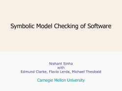 Applying Partial Order Methods to Symbolic Verification of Software