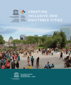 Creating Inclusive and Equitable Cities (2016)
