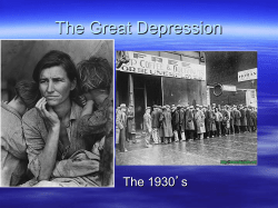 The Great Depression