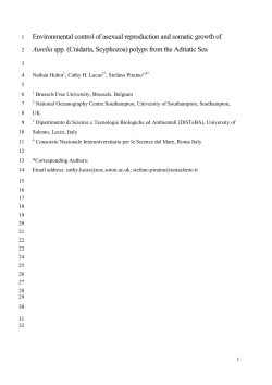 Environmental control of asexual reproduction and somatic growth