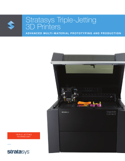 Stratasys Triple-Jetting 3D Printers