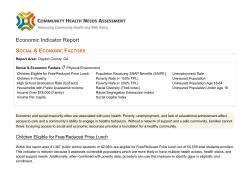 Children in Poverty - Community Health Needs Assessment