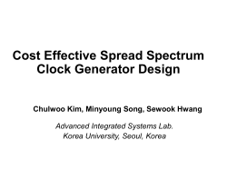 Spread Spectrum Clock Generation