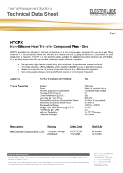 HTCPX - Electrolube