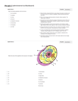 Prior-Knowledge Activity A - the Biology Scholars Program Wiki