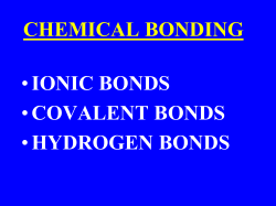 IONIC BONDING ION
