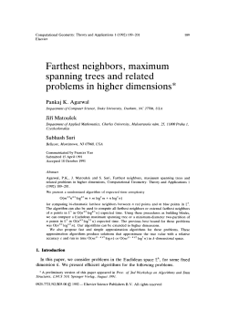 Farthest neighbors, maximum spanning trees and
